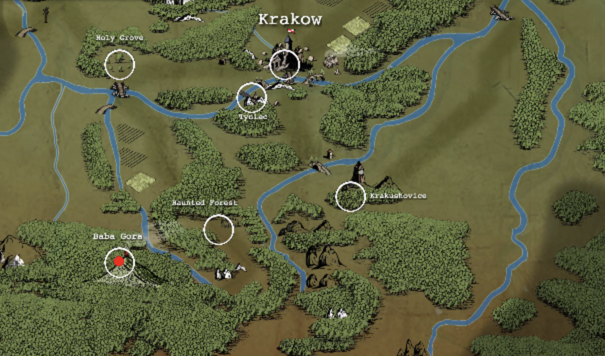 Babia Mountain Map